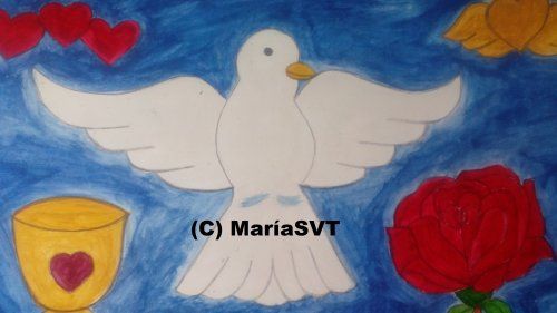 PALOMA, CÁLIZ Y ROSA